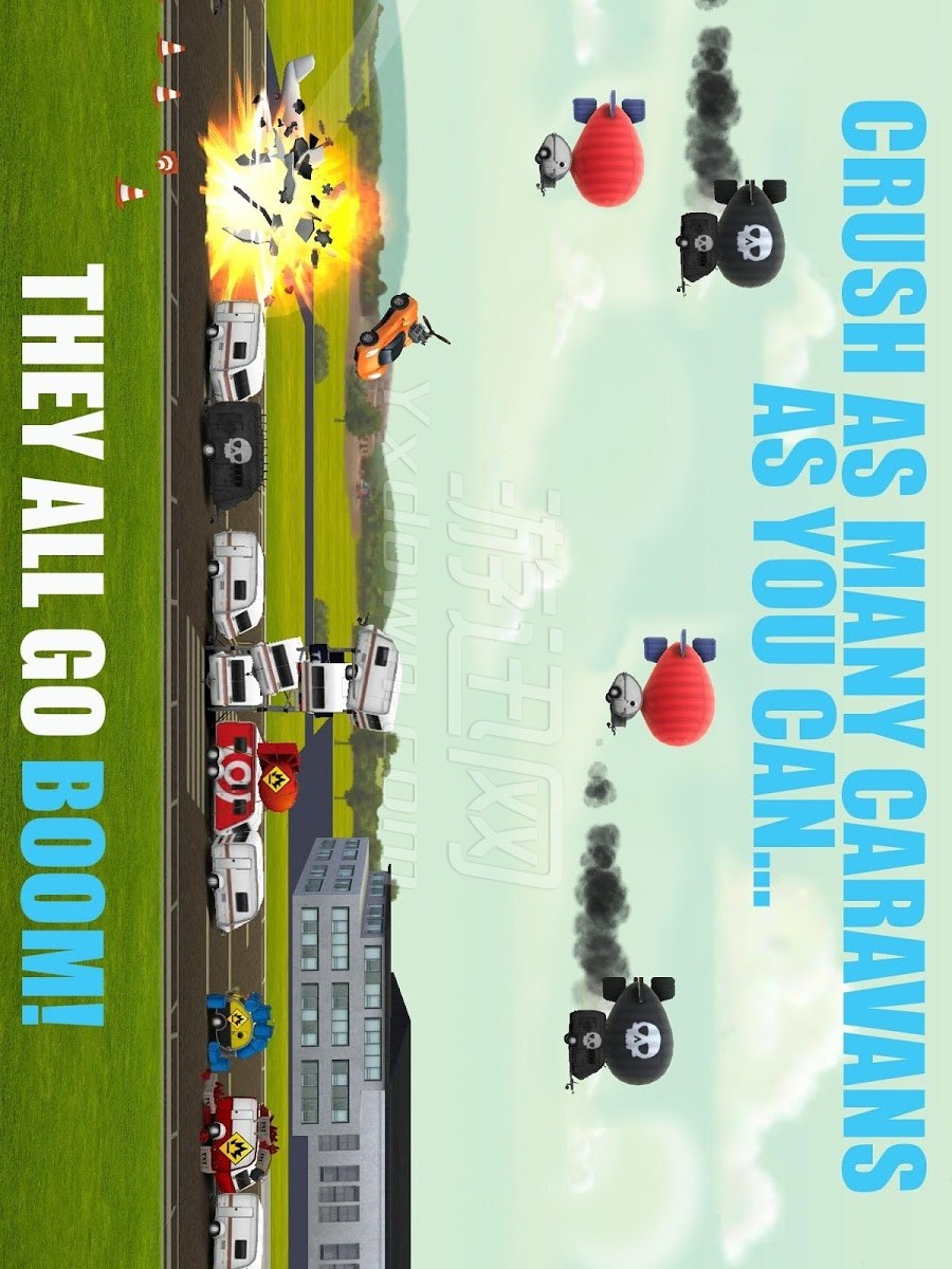 Caravan Crush(汽车特技学校之粉碎撞击2018最新版)截图2