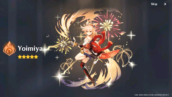 原神愿望模拟器折相思