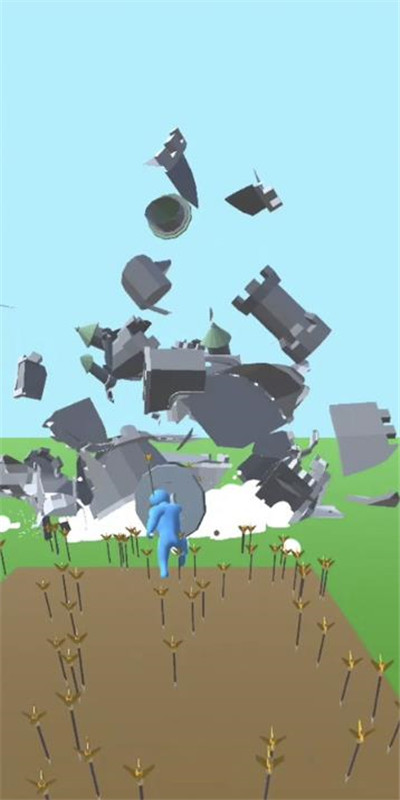 巨人英雄摧毁城堡