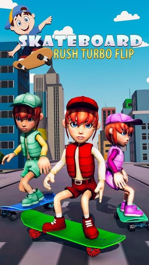 Turbo Skateboard Flip Stars Skater Game 2020(滑板拉什涡轮翻转) v1.0 安卓版