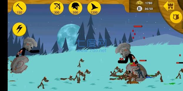 火柴人战争僵尸版