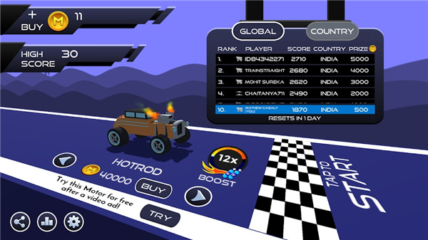 汽车跑酷官方版截图0