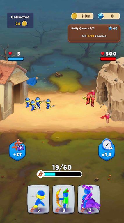 放置士兵消灭一切的敌人免广告最新版  v4.4.3