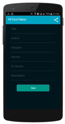 Mi Font Maker (FontToMtz)小米字体修改器 版本:v1.3
