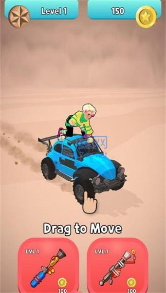 机器人竞速射击游戏