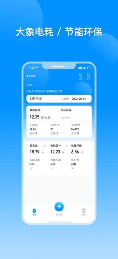 大象电耗  V 1.0.0