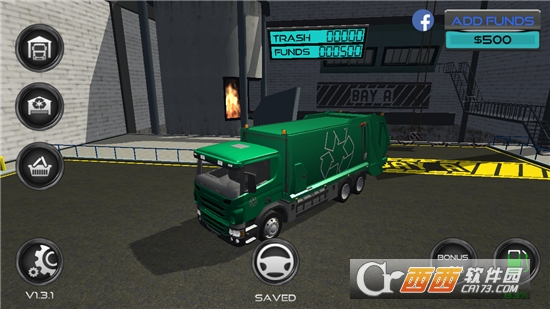 城市绿皮清洁车模拟 v1.3.1 安卓版