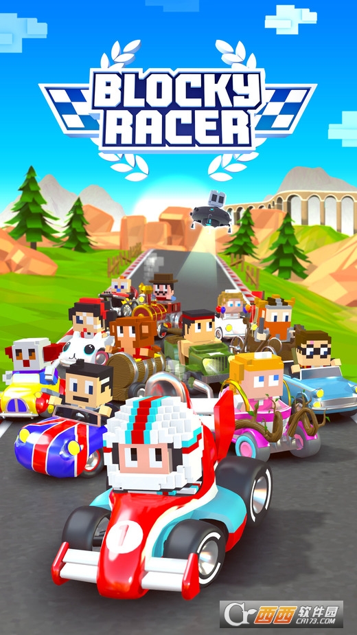 Blocky Racing(无尽街道狂飙手游)