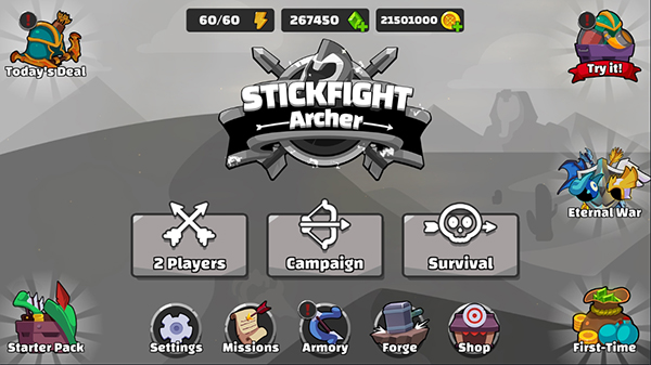 标杆弓箭手(Stickfight Archer) v1.59