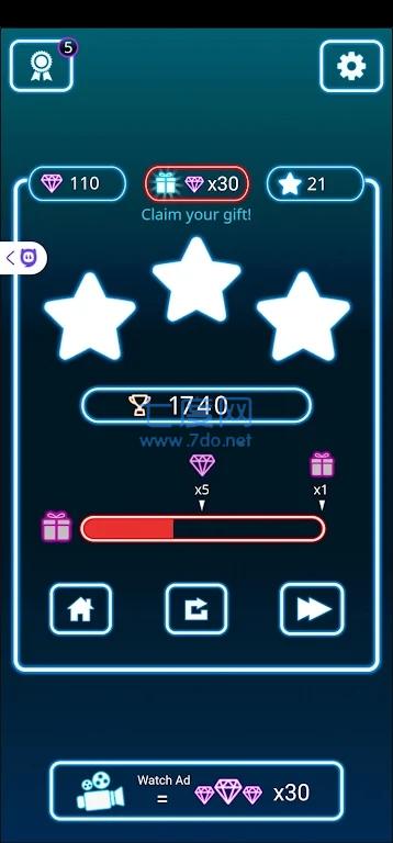 彩色块块粉碎机游戏