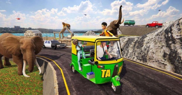 驾驶人力车游戏截图0