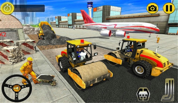 机场施工挖掘机游戏 v1.0.1安卓版