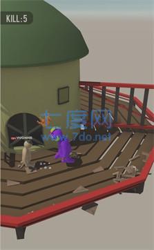 红蓝双人摔跤游戏