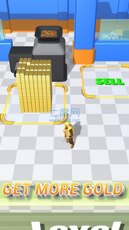 金钱采矿3D游戏
