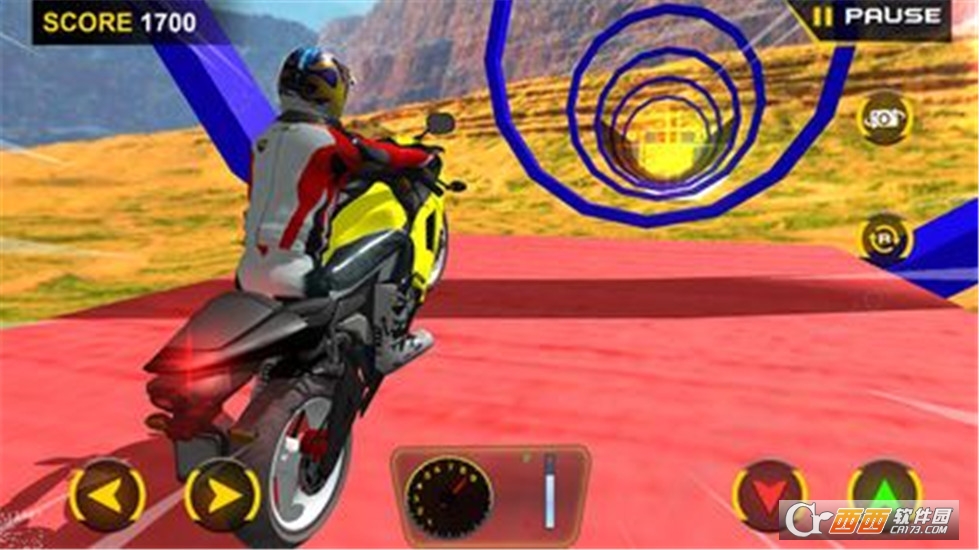 Xtreme特技自行车骑手