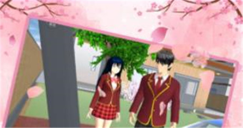 樱花高校少女校园