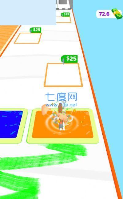 笔刷绘制跑游戏