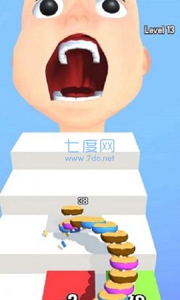 弹跳楼梯游戏