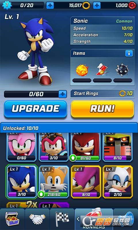 索尼克力量:音速战争(Sonic Forces: Speed Battle) v2.7.1 安卓版