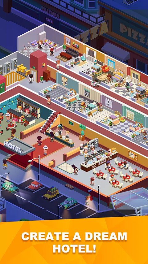 闲置度假村巨川官方版(Sim Hotel Tycoon) v1.36.5086