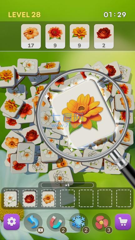 开花瓷砖游戏