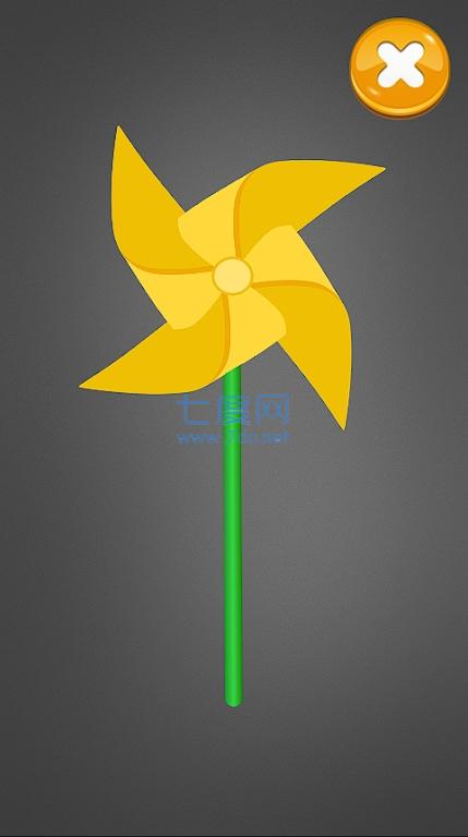 独特的风车模拟Pinwheel