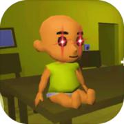 恐怖婴儿黄衣小孩