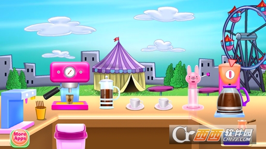 游乐园食品卡车