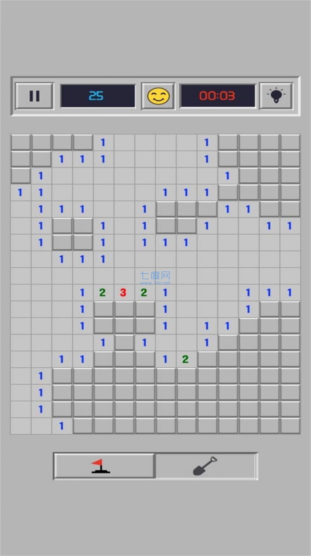 桌面经典排雷游戏