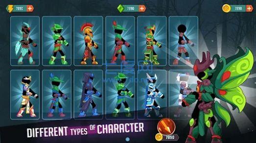 火柴射手战士弓箭射击游戏