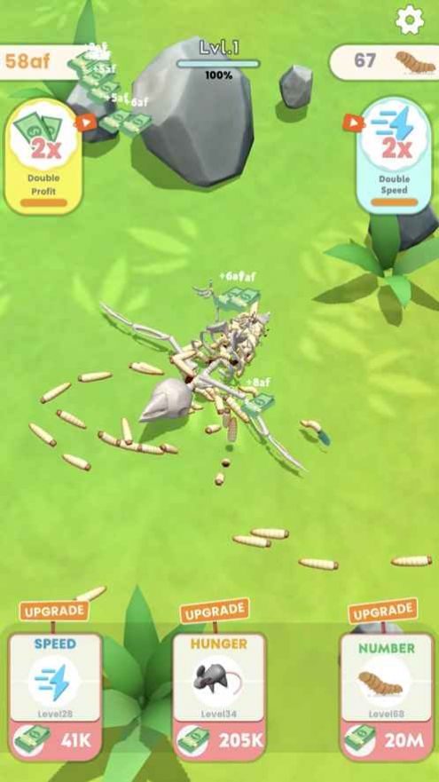 蛆模拟器游戏下载中文手机版(idle Maggots)图片1