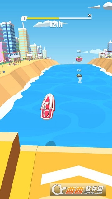 摩托艇竞速(Flippy Race)