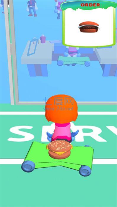 放置汉堡包游戏