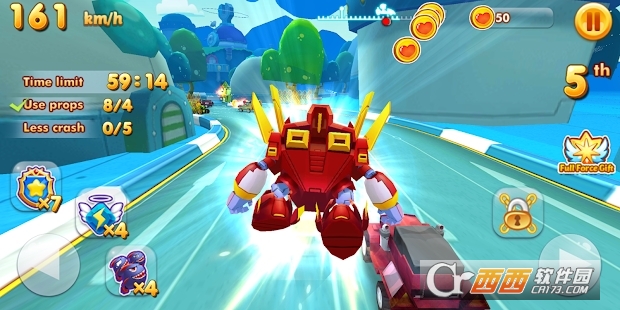 Power Ninja Steel Kart(忍者战队竞速) v1.0 安卓版