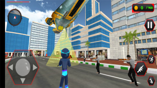 迷彩火柴人截图0