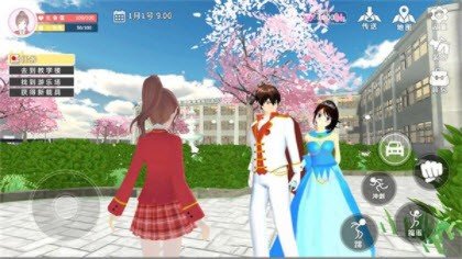 樱花校园高中姐姐白色旗袍 v1.2