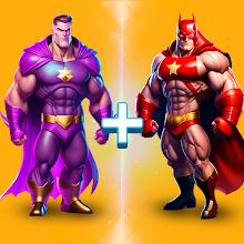 超级英雄机器人怪物合并游戏