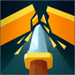 Knife Stack - throwing knives, hit the blocks(飞刀向下冲)