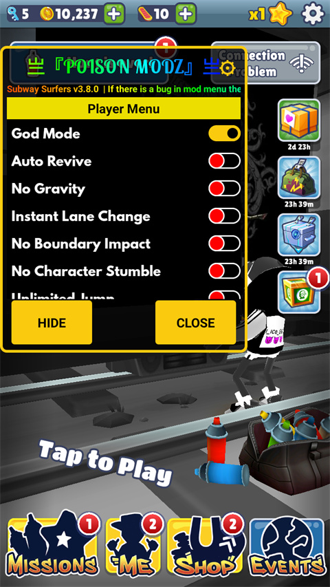 地铁跑酷难言黑白定制版本 v3.8.0