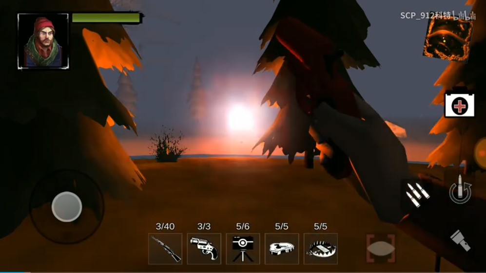 野外大脚怪冲突游戏