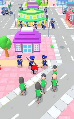 城市人群混乱截图0