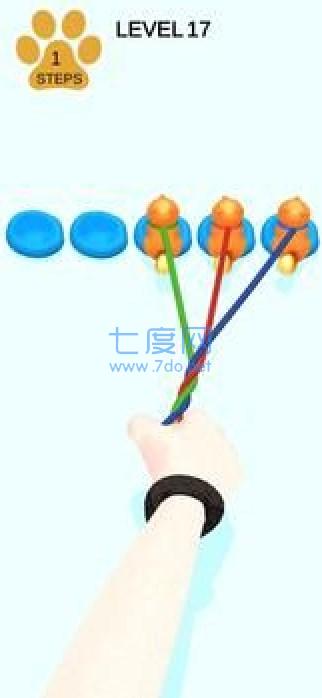 狗绳缠结游戏