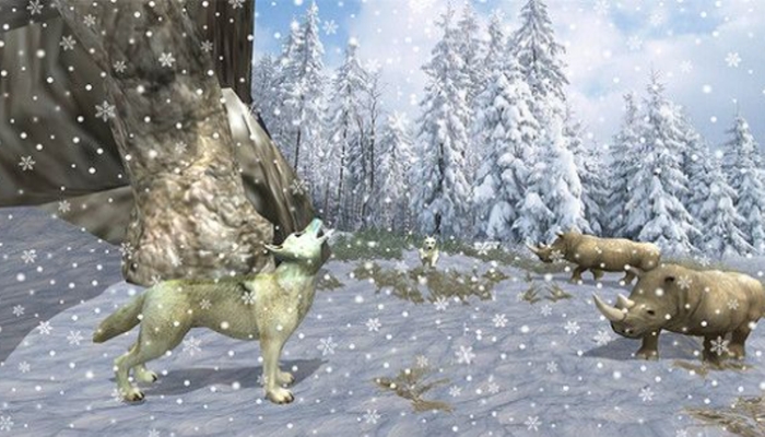 北极狼家庭模拟器截图0