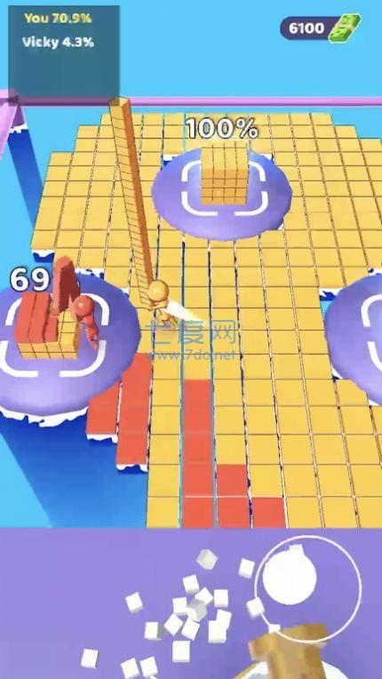 修补地板3D游戏