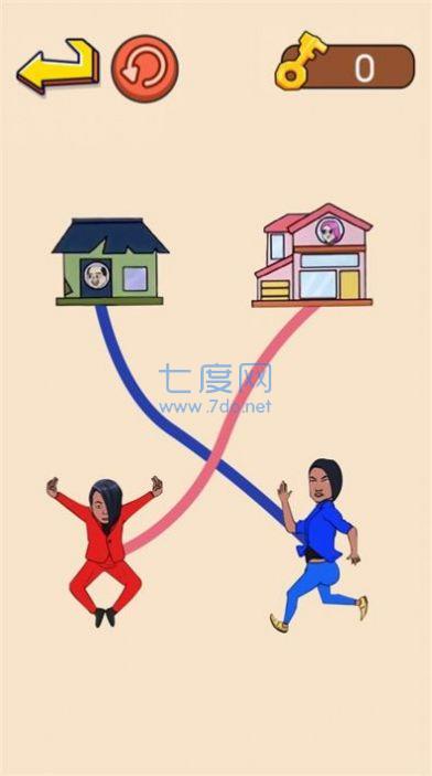 火柴人画线跑酷游戏