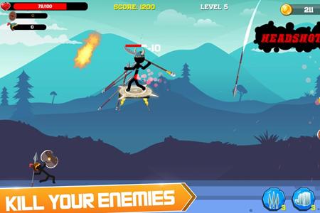 战斗火柴人弓箭手英雄 v1.0