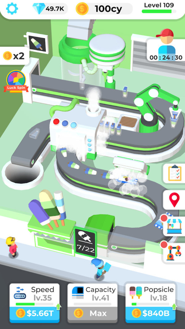 冰棍工厂大亨免费金币免费钻石安卓最新版  v5.0.2