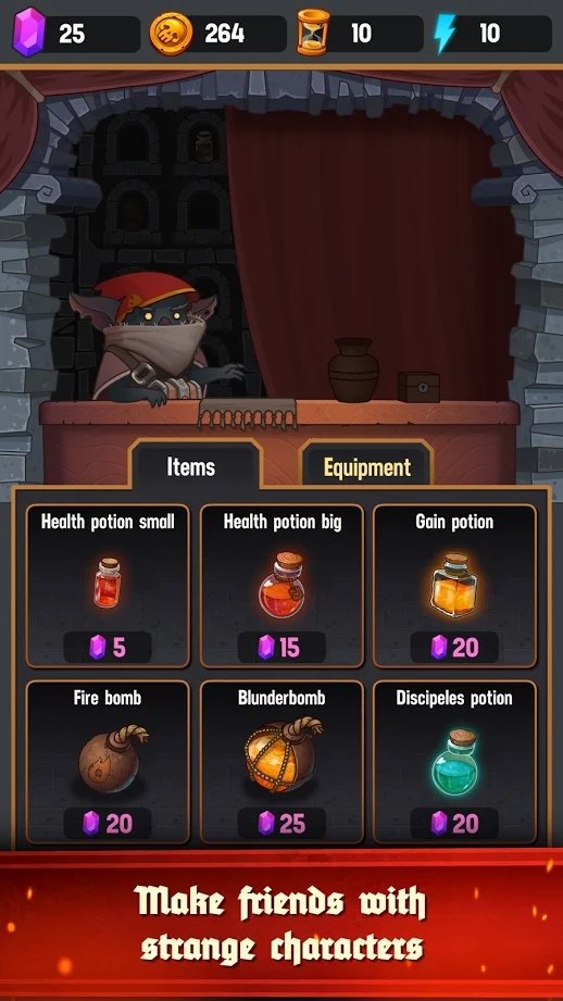 地牢英雄时代汉化最新版免费金币2021  v5.2.3