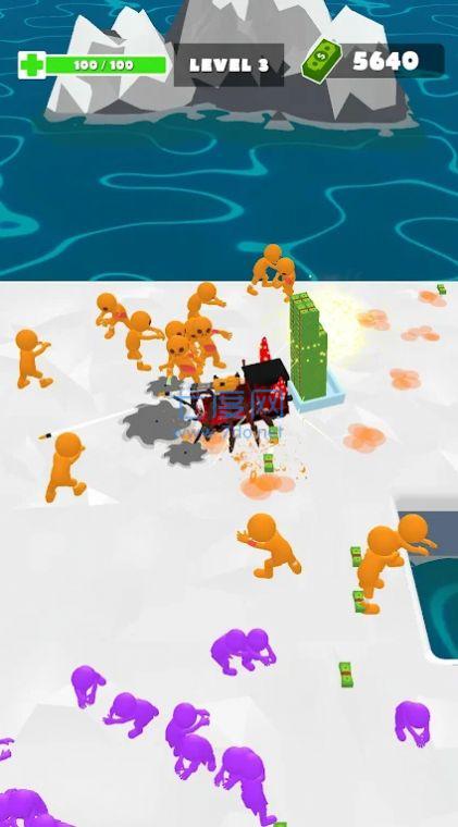 蜘蛛列车僵尸攻击游戏