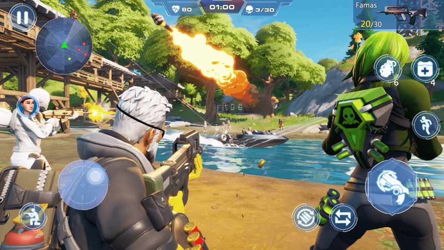 和平战场荒野精英堡垒派对求生